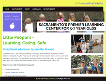 Tablet Screenshot of littlepeopleslearningland.com